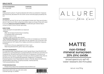 Package Label (Allure 205)
